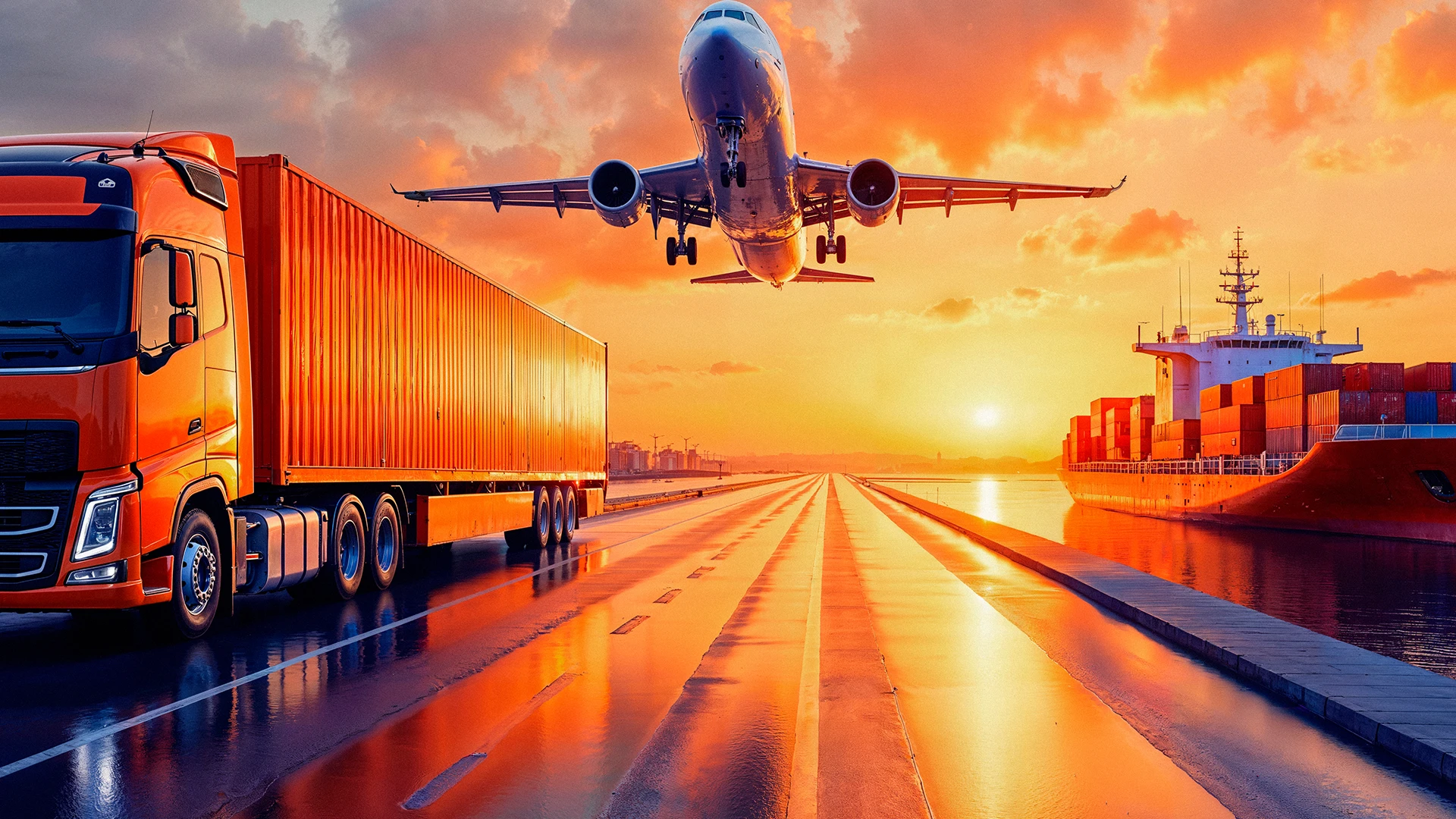 International Shipping Port